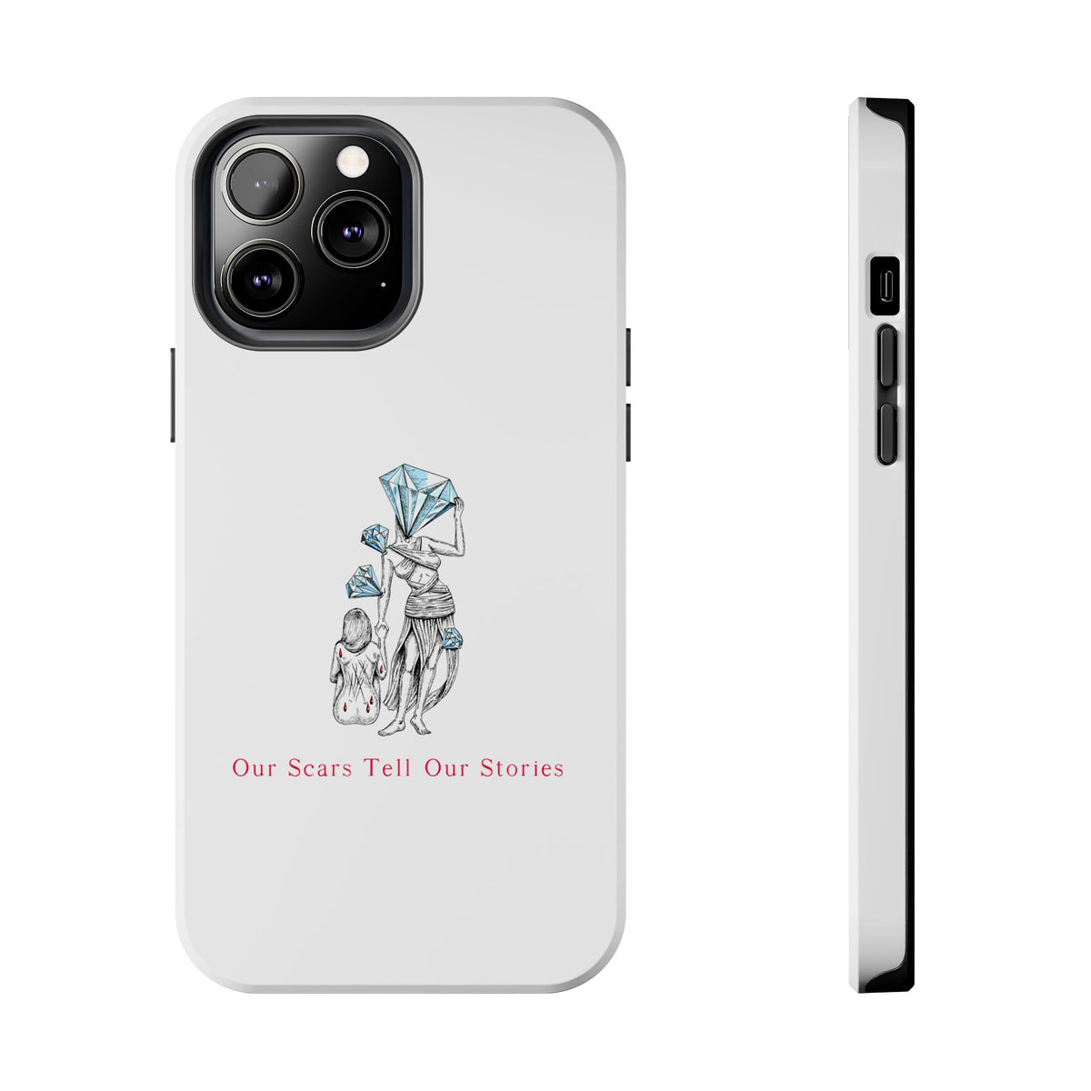 Diamond in the Rough (B&B) SketchTough Phone Cases