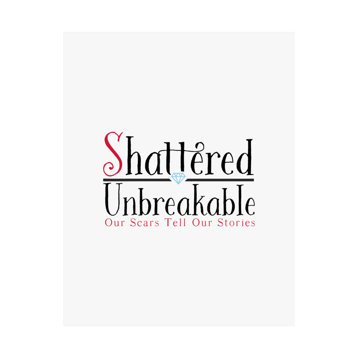 Shattered Souls Matte Vertical Posters