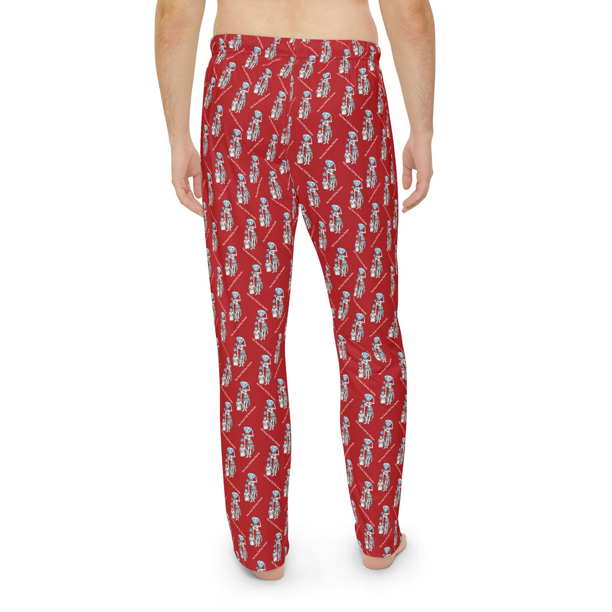 Diamond in the Rough-Red Men's Pajama pants