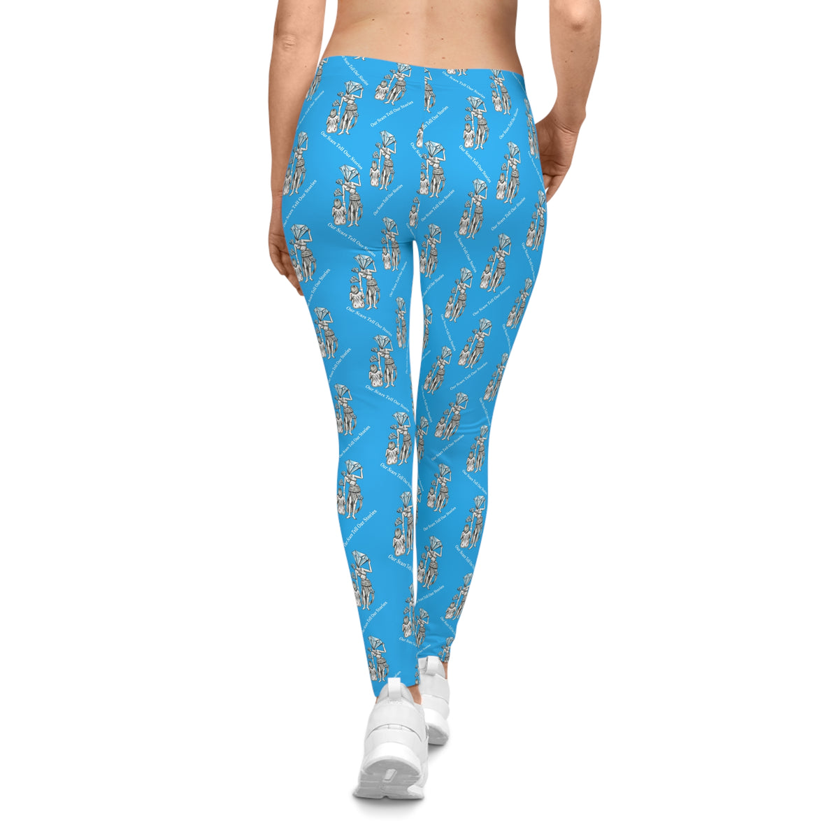 Diamond in the Rough-Blue Women's Legging's