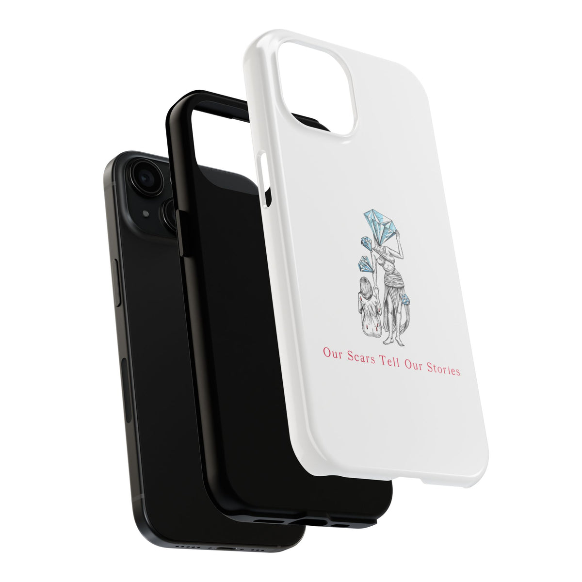 Diamond in the Rough (B&B) SketchTough Phone Cases
