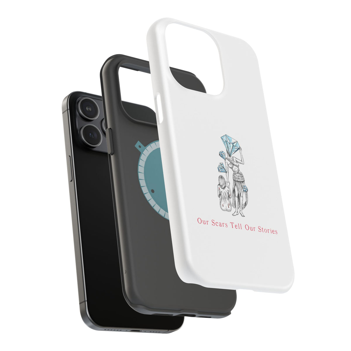 Diamond in the Rough (B&B) Sketch Magnetic Tough Cases