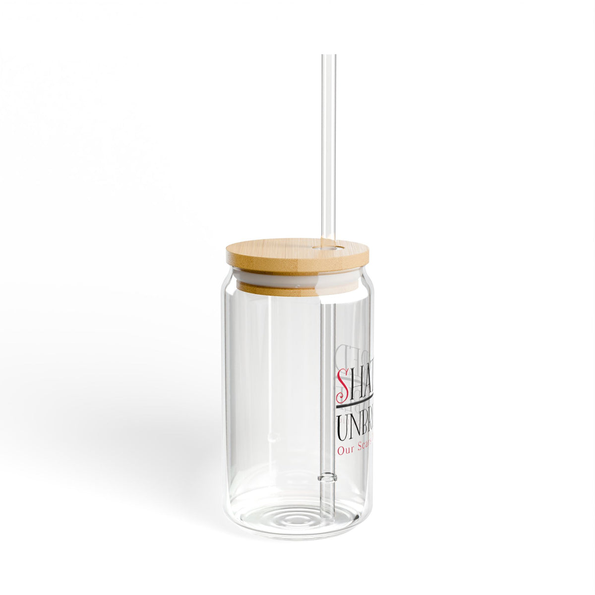 Shattered Unbreakable Sipper Glass, 16oz