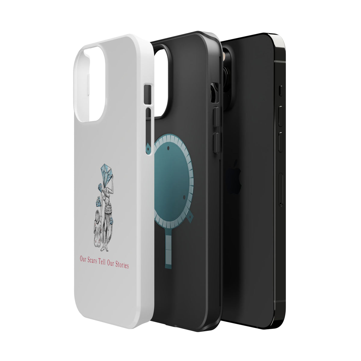Diamond in the Rough (B&B) Sketch Magnetic Tough Cases