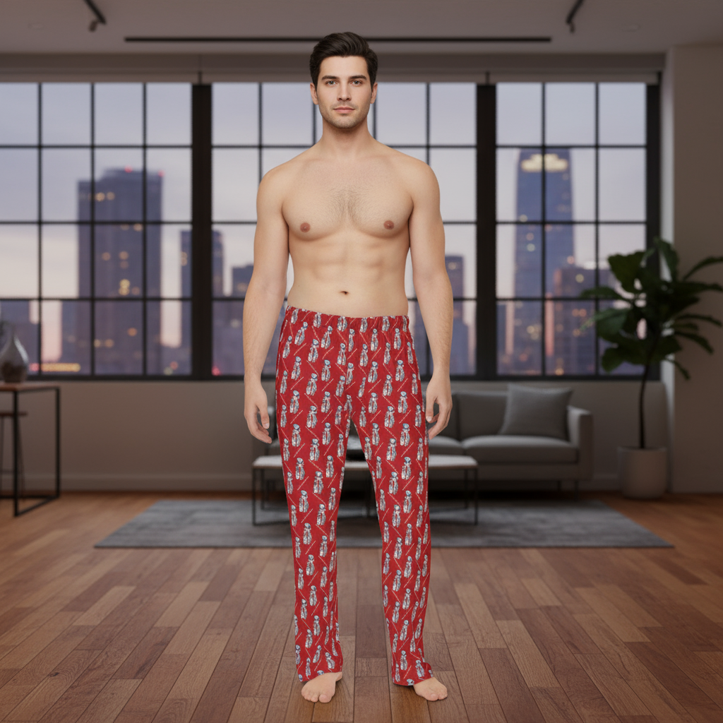 Diamond in the Rough-Red Men's Pajama pants