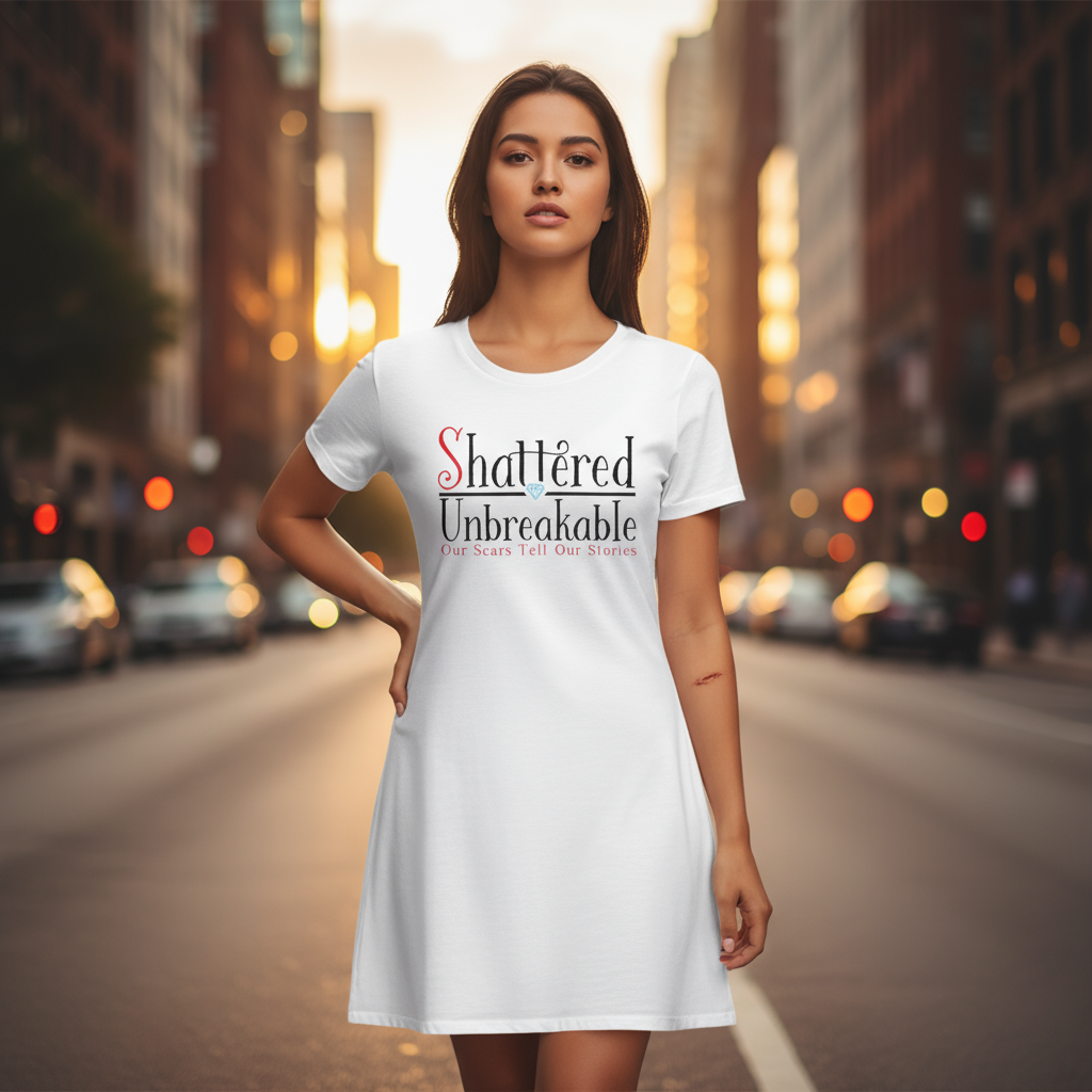Shattered Unbreakable T-Shirt Dress