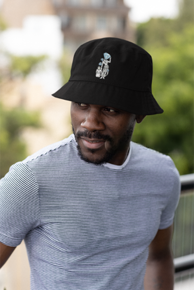 Diamond in the Rough- B&W Bucket Hat