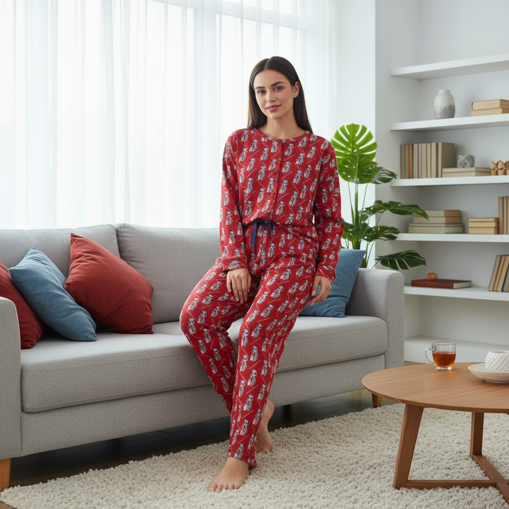 Diamond in the Rough-Red Women's Pajama Pants