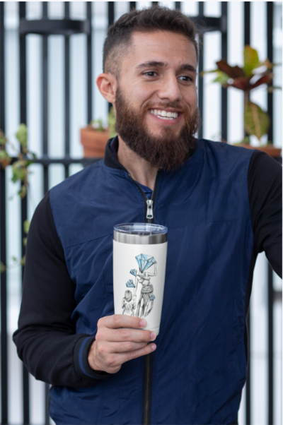 Diamond in the Rough-B&B Sketch Tumbler 20oz